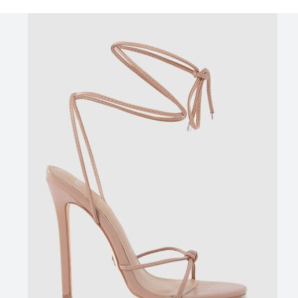 Open Edit, Camel, Strappy, High Heels, Size 10 M - Picture 2 of 2